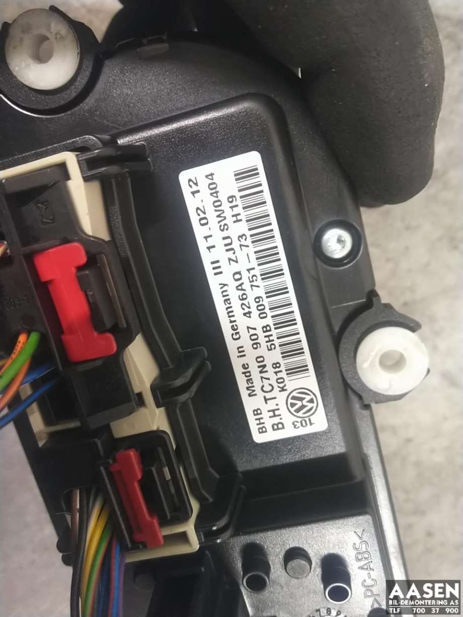 Varmeapparat betjening til VW Caddy 2010-2015 (Type III, Fase 2)  (7N0 907 426 BK|)