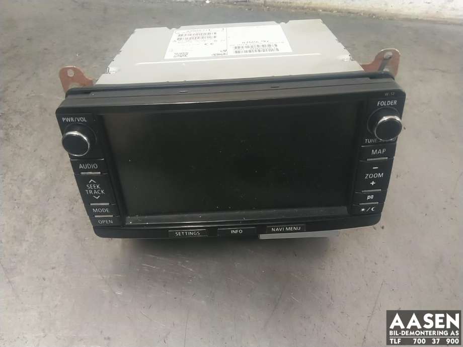 Bilstereo navigasjon til Mitsubishi Outlander, 2012-2015 (Type III, Fase 1)  (8701A562)
