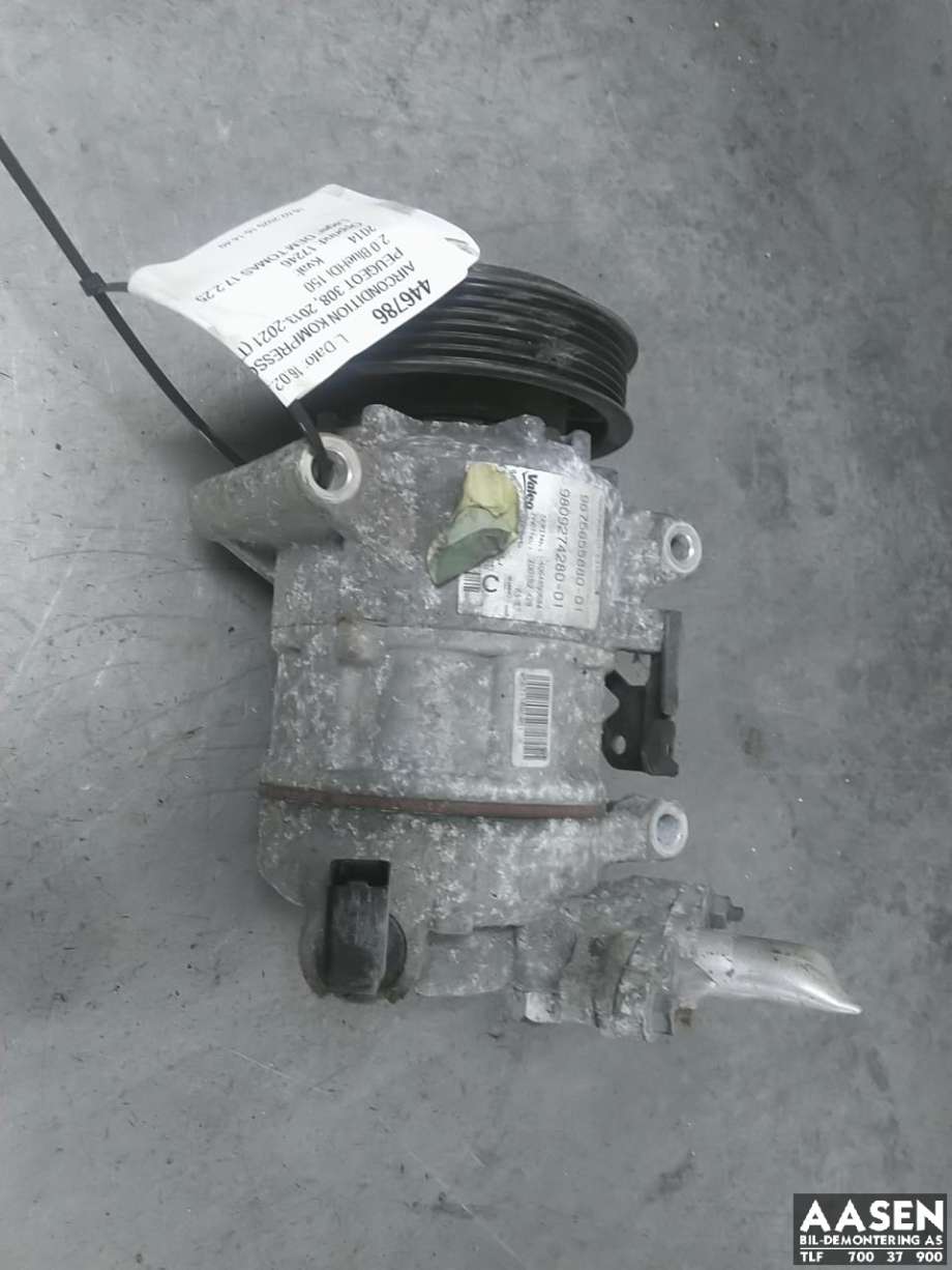 Aircondition kompressor til Peugeot 308, 2013-2021 (Type II)  (98 092 742 80)