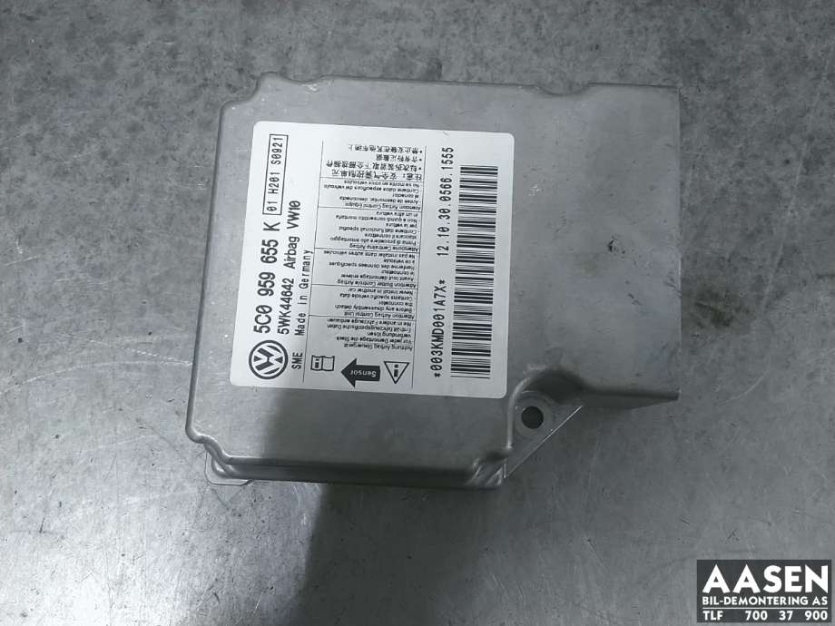 Airbag elektronikk til VW Jetta 2011-->> (5C0 959 655 K|)