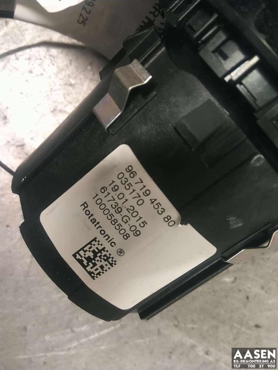 Girstang/girvelger automat til Peugeot Partner 2015-2019 (Type II, Fase 2)  (96 719 453 XT|)