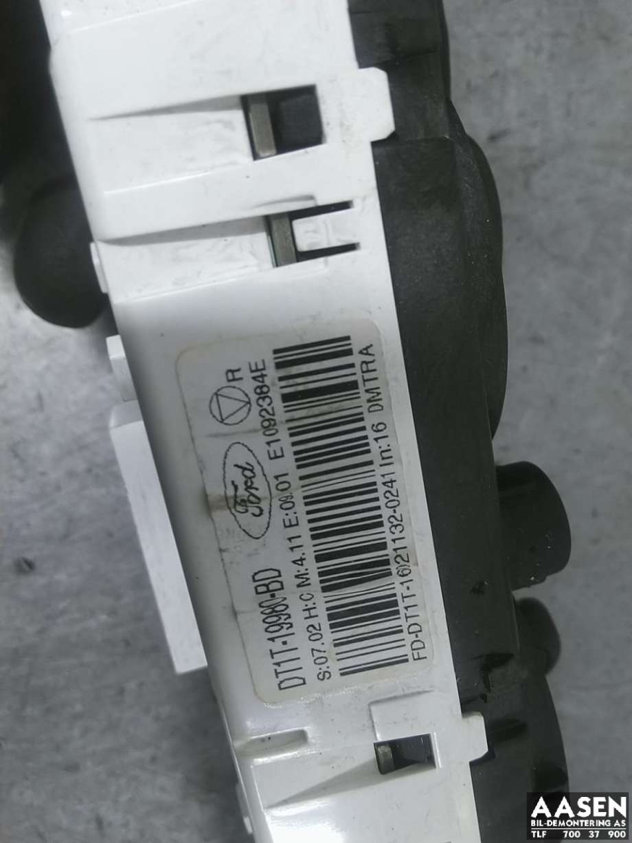 Varmeapparat betjening til Ford Transit Connect 2013-2018 Type II, Fase 1  (2010112|)