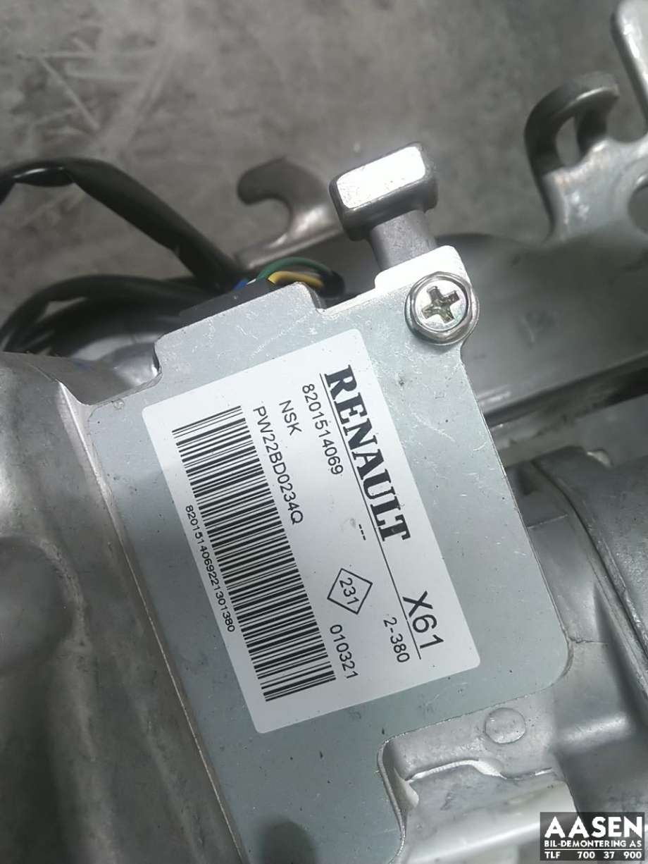Rattaksel elektrisk servo til Renault Kangoo 2008-2021 (Type II)  