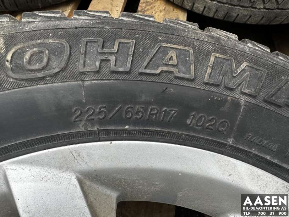 Hjulsett aluminium vinter til Toyota RAV4 2009-2013 (Type III, Fase 2)  