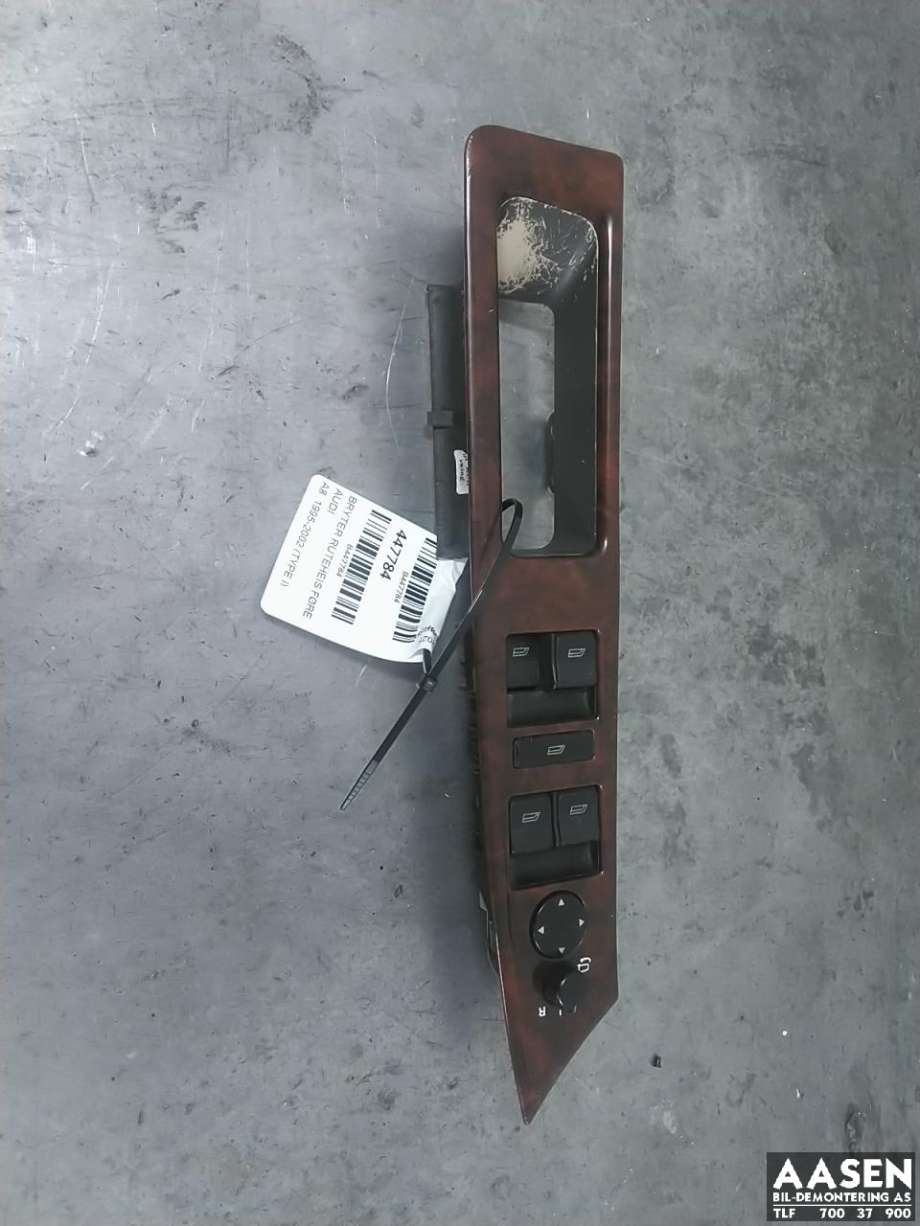 Bryter ruteheis førerdørspanel til Audi A8, 1995-2002 (Type I)  