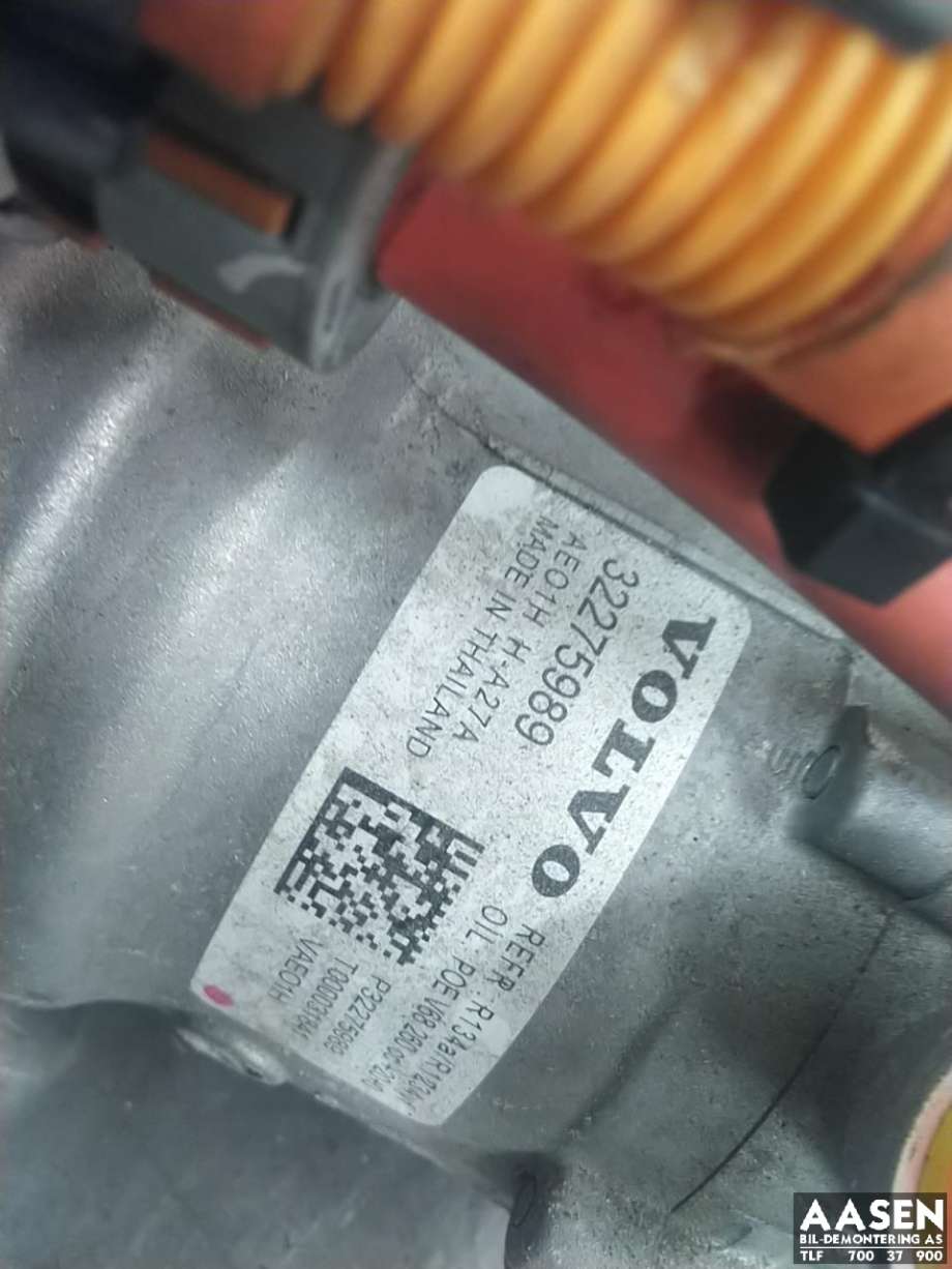 Aircondition kompressor elbil til Volvo XC40 2018-2024  (32275989|36011846|)