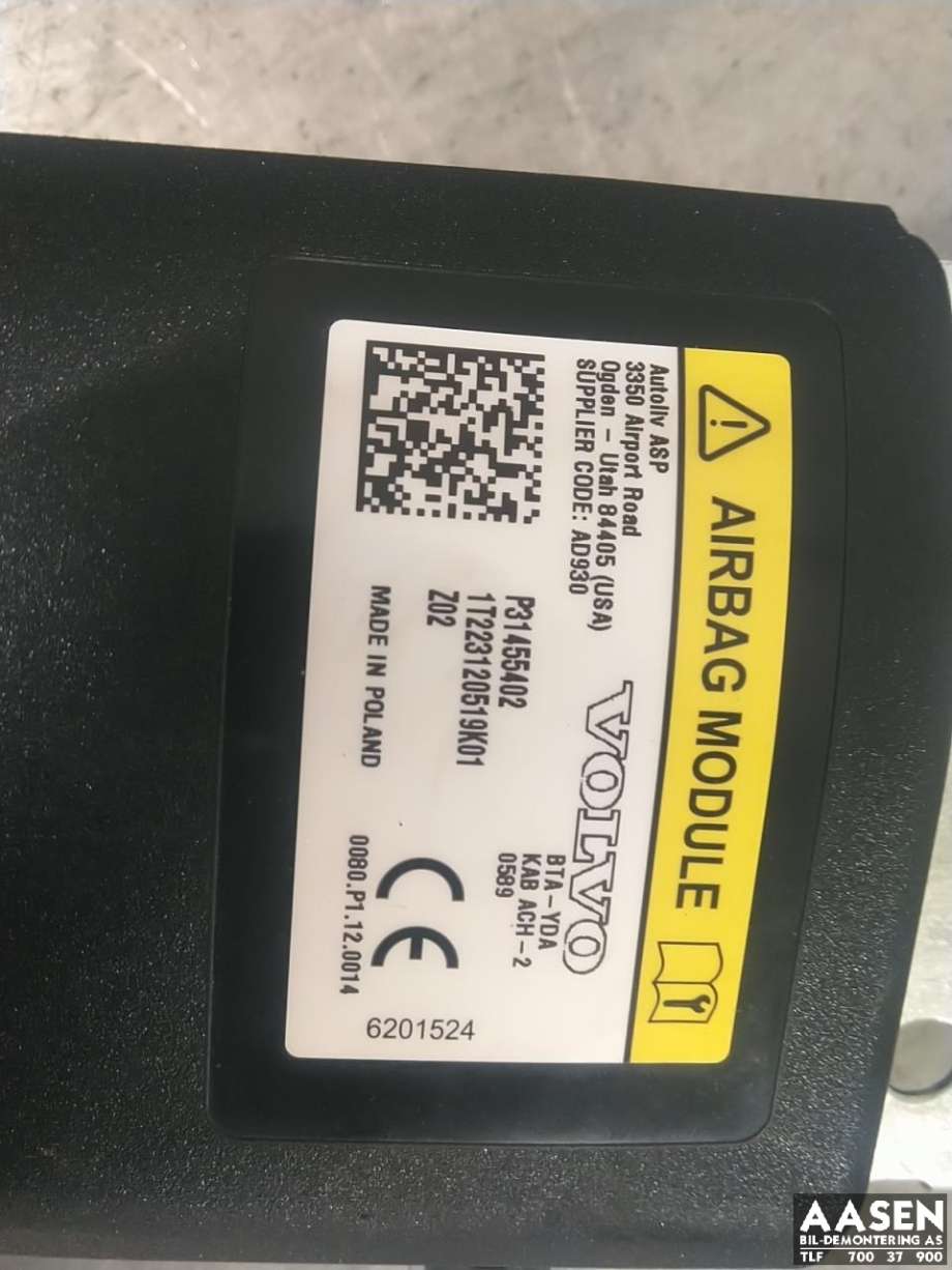 Airbag kne til Volvo XC40 2018-2024  (31455402|)