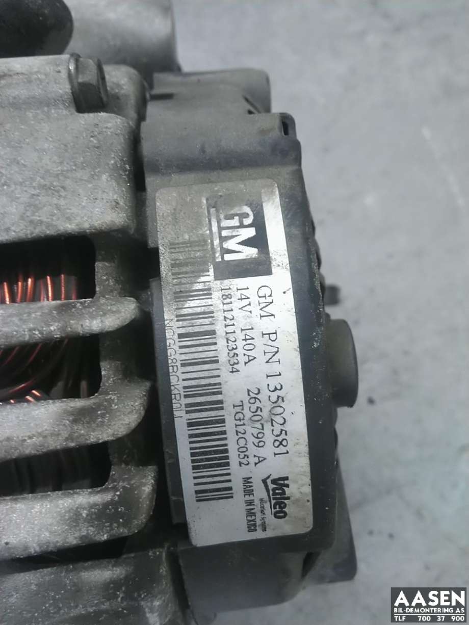 Dynamo diesel til Opel Insignia A 2009-2014  (13502581|13588306|)
