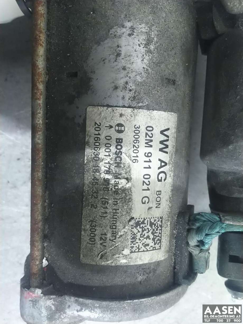 Starter til VW Up 2012-2019  (02M 911 021 G|02M 911 021 GX|)