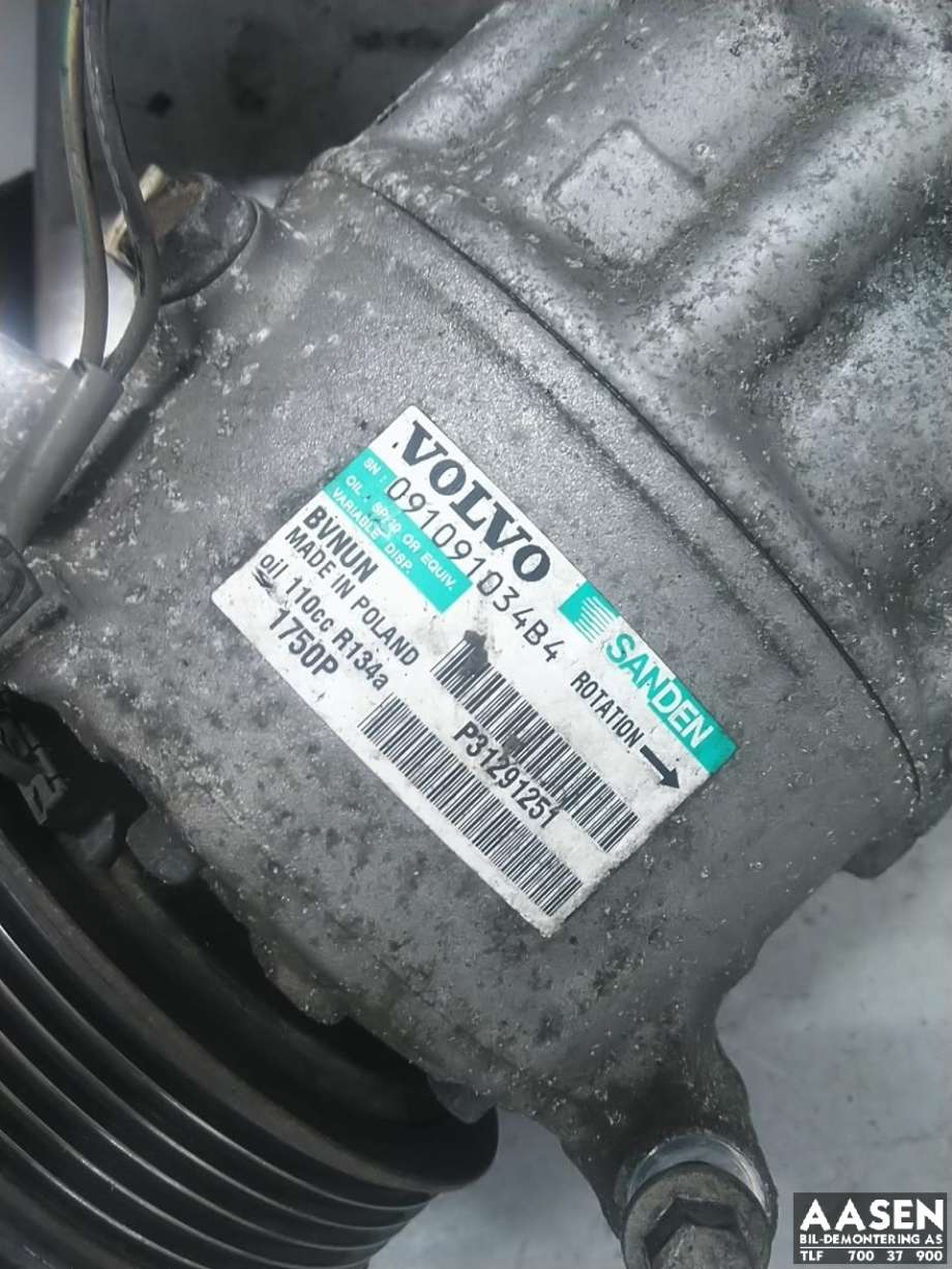 Aircondition kompressor til Volvo V40 2012-2019  (36001128|)