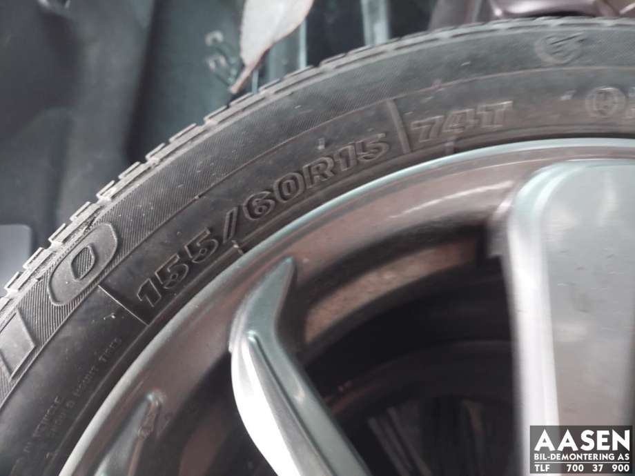 Hjulsett aluminium sommer til Mopedbil Ligier JS50 2015-2024 (Type I)