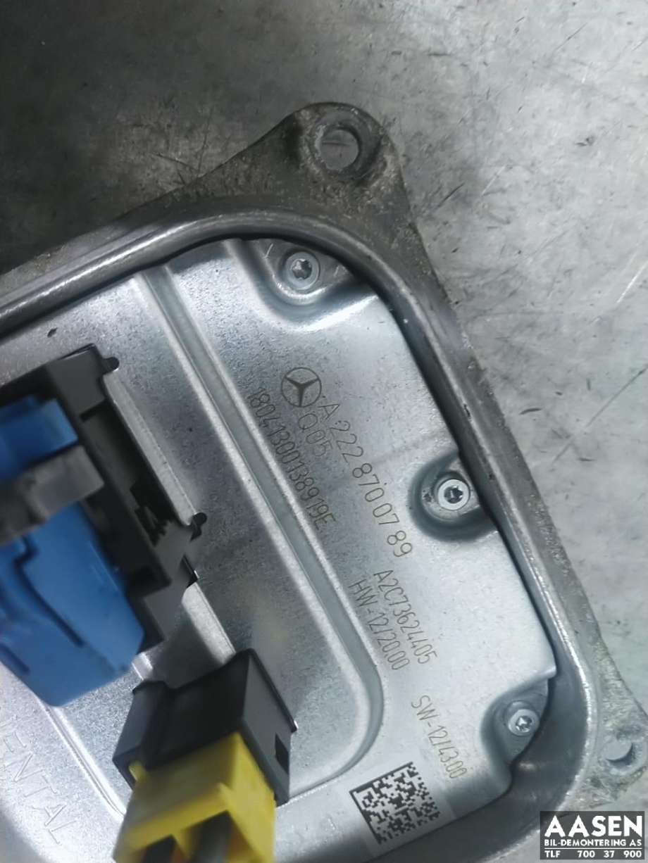 Styreenhet xenon/ballast til Mercedes Vito 2014-->> (W447) (W447) (A 222 870 07 89|)