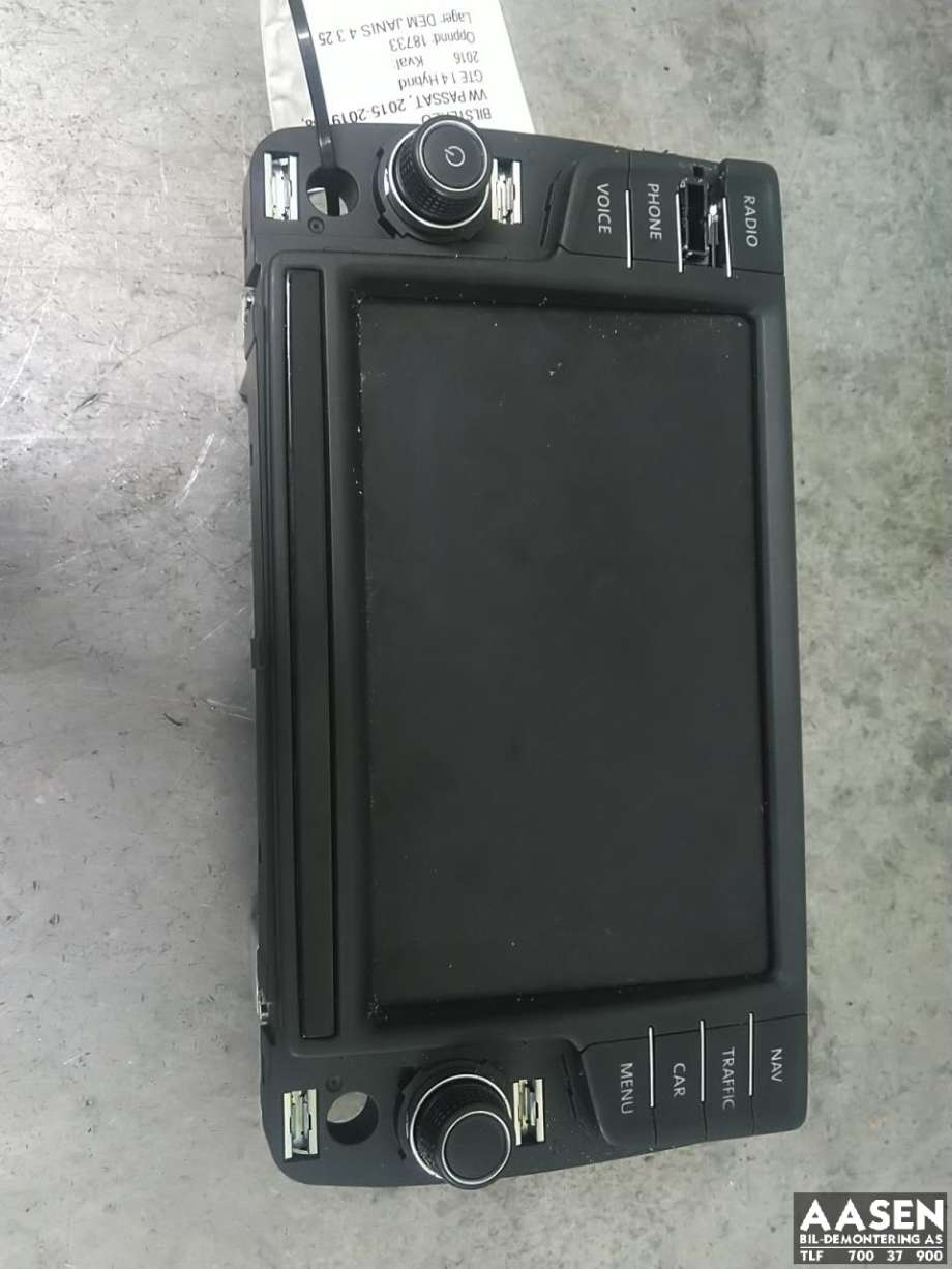 Bilstereo til VW Passat 2015-2019 (Fase 1) (B8) (B8) (5G0 919 606|)