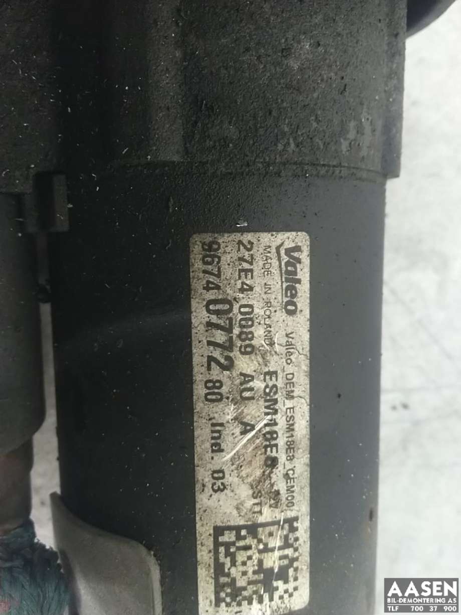 Starter til Peugeot 308 2013-2021 (Type II)