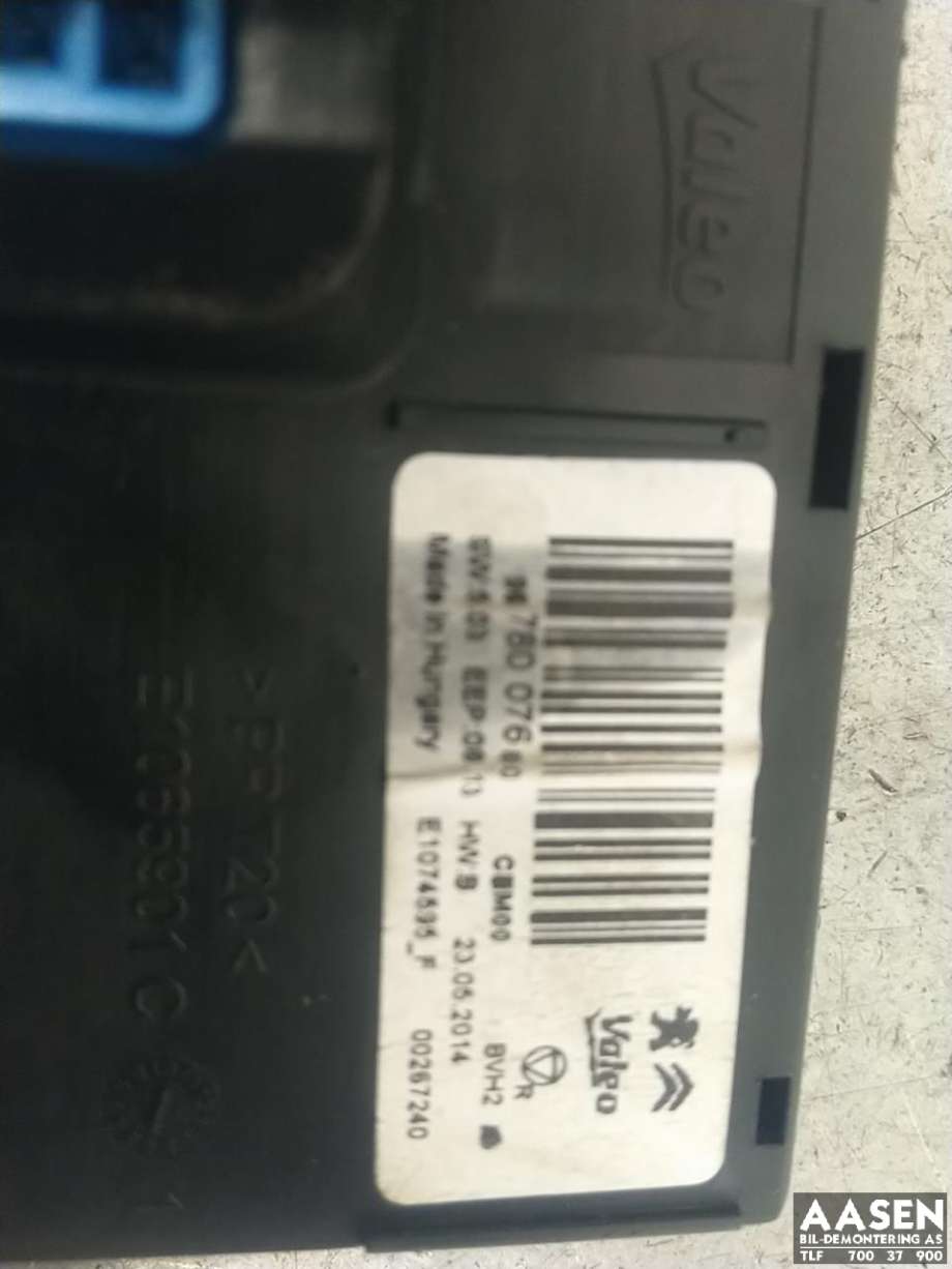 Styreenhet klima/aircondition til Peugeot 308 2013-2021 (Type II)  (98 780 076 80|)