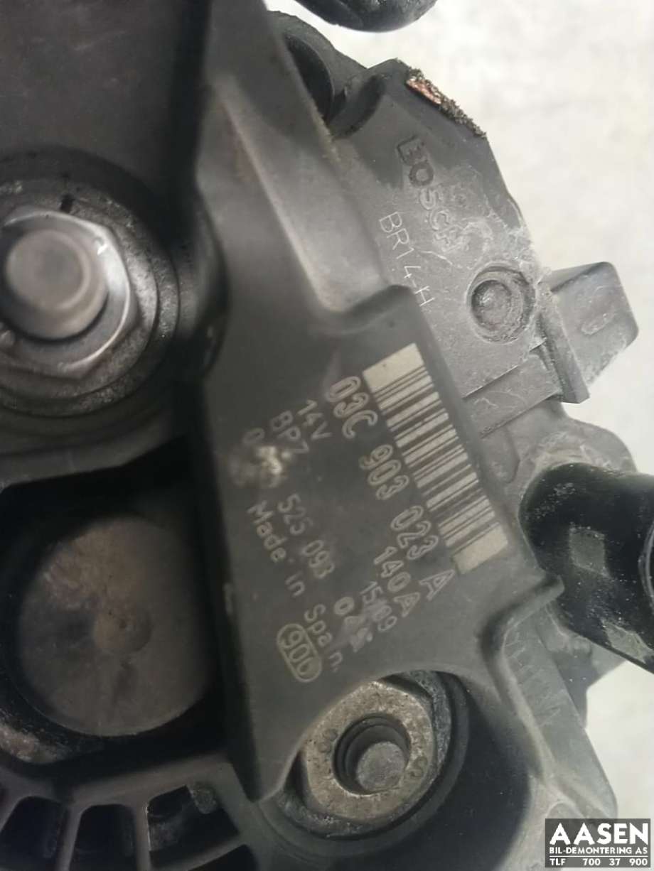 Dynamo til VW Golf VI 2008-2012  (03C 903 023 A|03C 903 024 J|03C 903 023 AX)