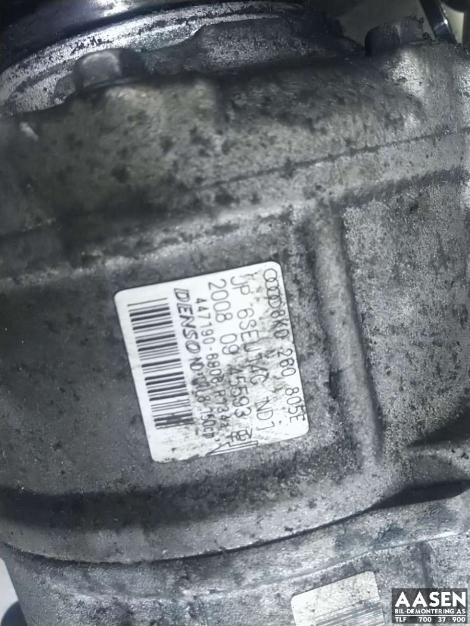 Aircondition kompressor til Audi A4 2007-2014 (Type IV) (B8) (B8) (8K0 260 805 L|)