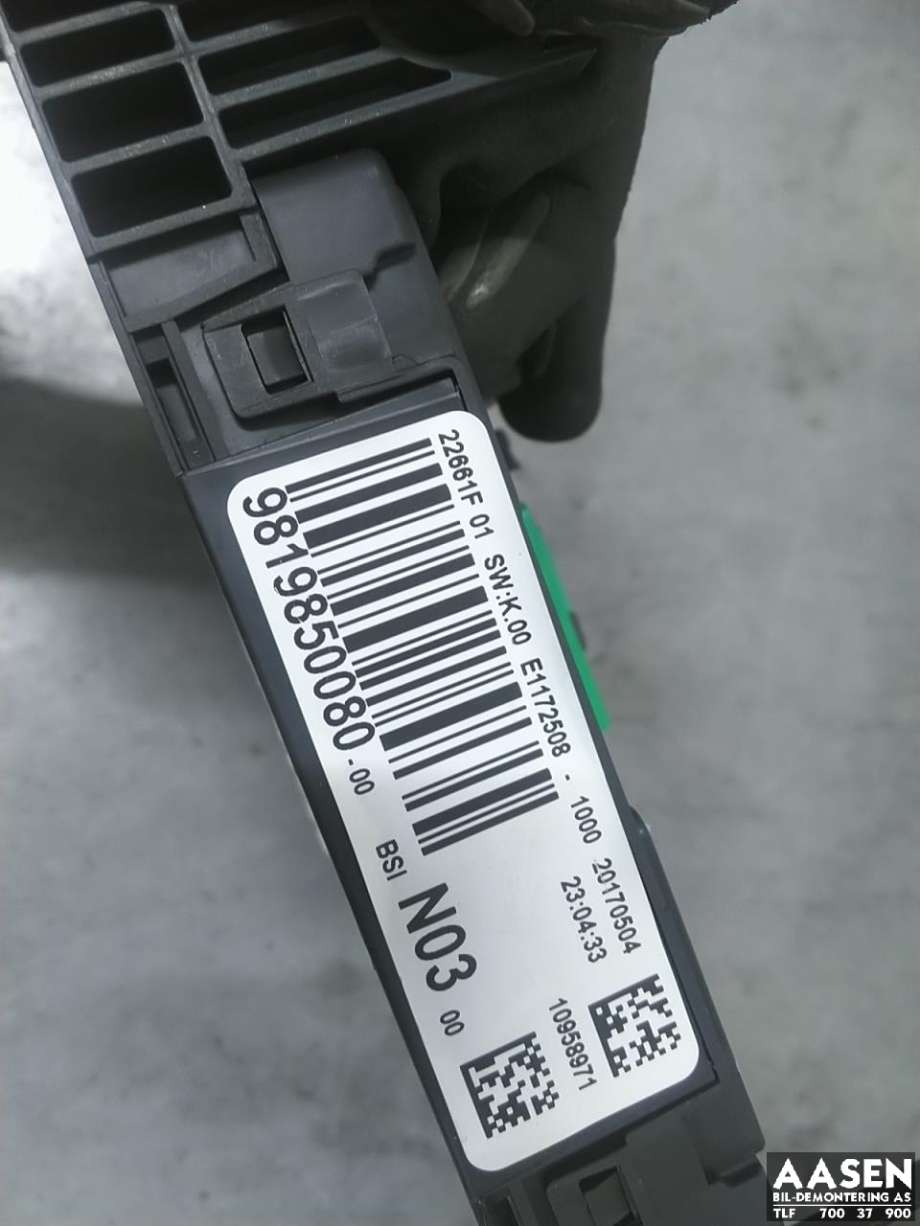 Styreenhet diverse til Peugeot 208 2012-2019 (Type I)  (9819850080|)