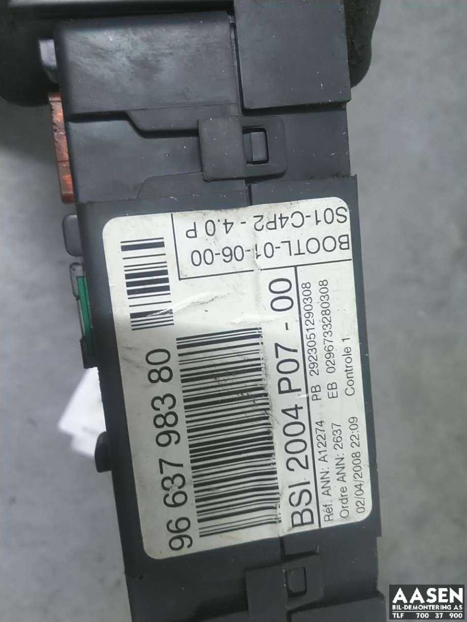 Styreenhet diverse til Peugeot Expert 2007-2016 (Type II)  (6580 EN|)
