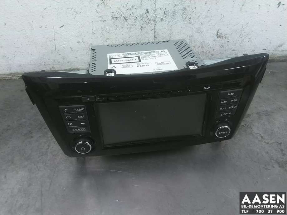 Bilstereo til Nissan Qashqai, 2014-2021 (Type II)