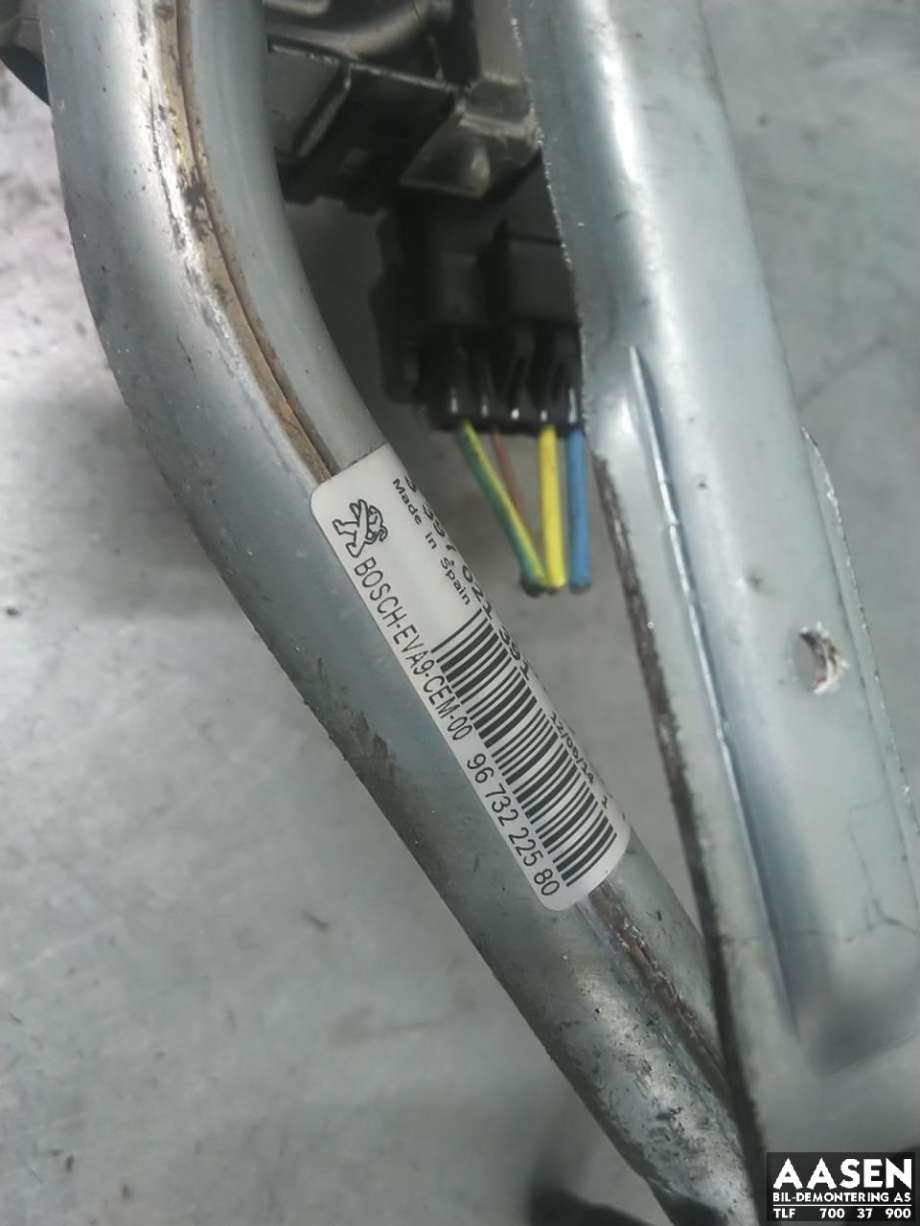 Viskermotor frontrute komplett m/overføring til Peugeot 2008 2013-2019 (Type I)  (96 732 225 80|)