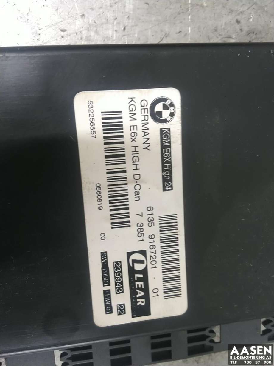 Styreenhet diverse til BMW 5-Serie 2003-2010 (E60/E61) (E60/E61) 