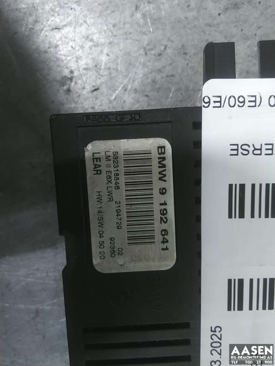 Styreenhet diverse til BMW 5-Serie 2003-2010 (E60/E61) (E60/E61) 