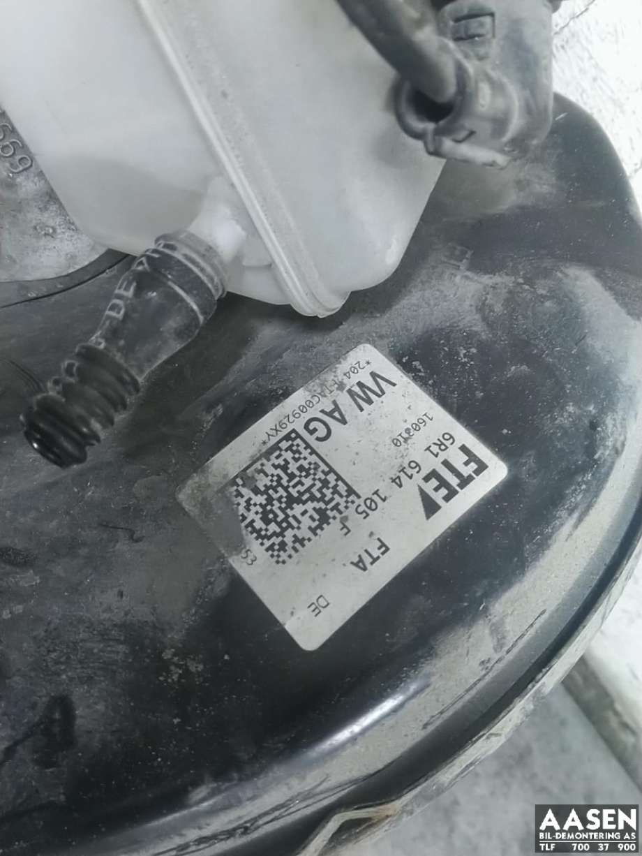 Bremsekraft-forsterker til VW Polo 2009-2014 (Type V, Fase 1)  (6R1 614 106 C|)