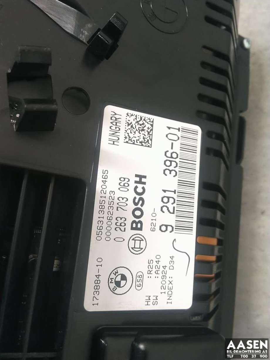 Instrumentpanel til BMW 5-Serie 2010-2017 (F10/F11) (F10/F11) (62 10 8 795 128|)
