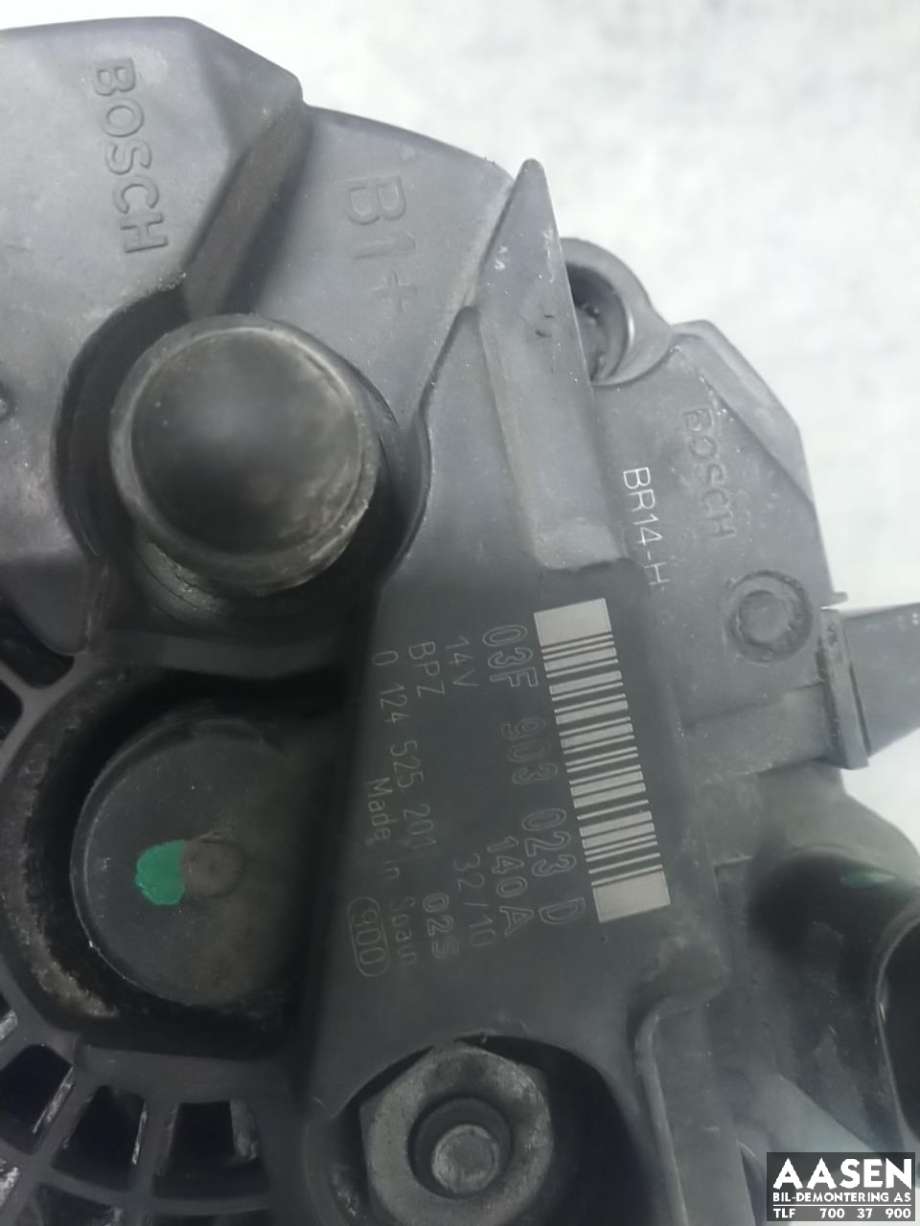 Dynamo til VW Golf VI 2008-2012 (03F 903 023 D|03F 903 023 J|03F 903 023 DX)