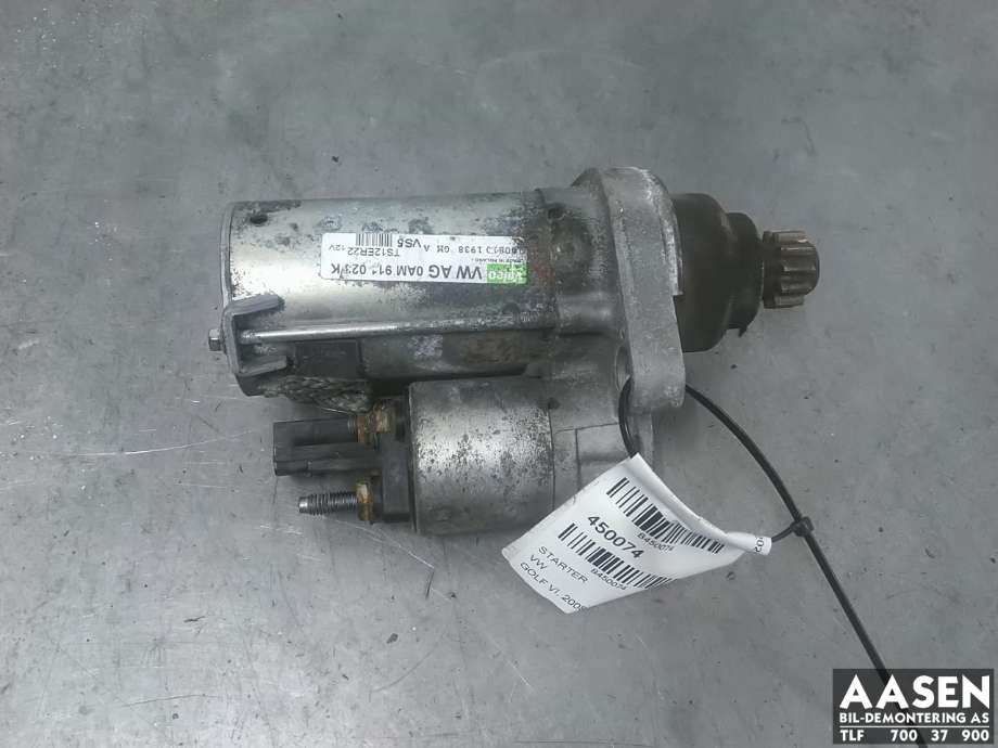 Starter til VW Golf VI 2008-2012 (0AM 911 023 K|0AM 911 023 T|0AM 911 023 KX)