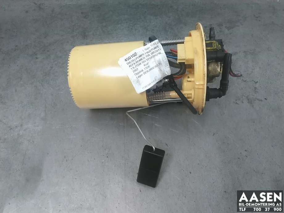Dieselpumpe fødepumpe til Alfa Romeo 159, 2005-2011