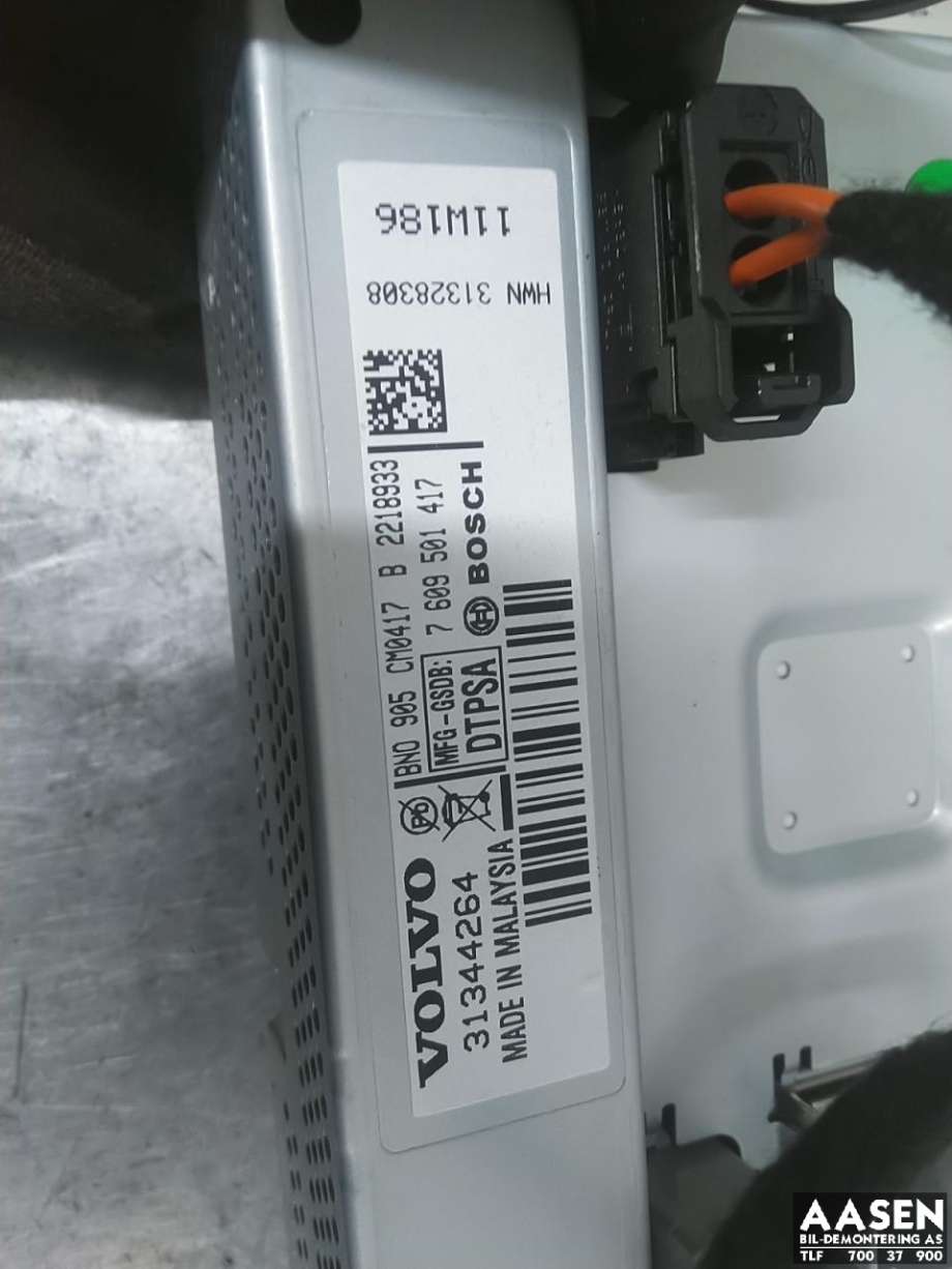 Bilstereo navigasjon skjerm til Volvo XC60 2008-2013 (Type I, Fase 1)  