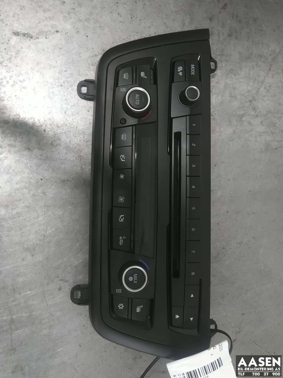 Varmeapparat betjening til BMW 3-Serie, 2012-2018 (F30/F31/F34) (F30/F31/F34)