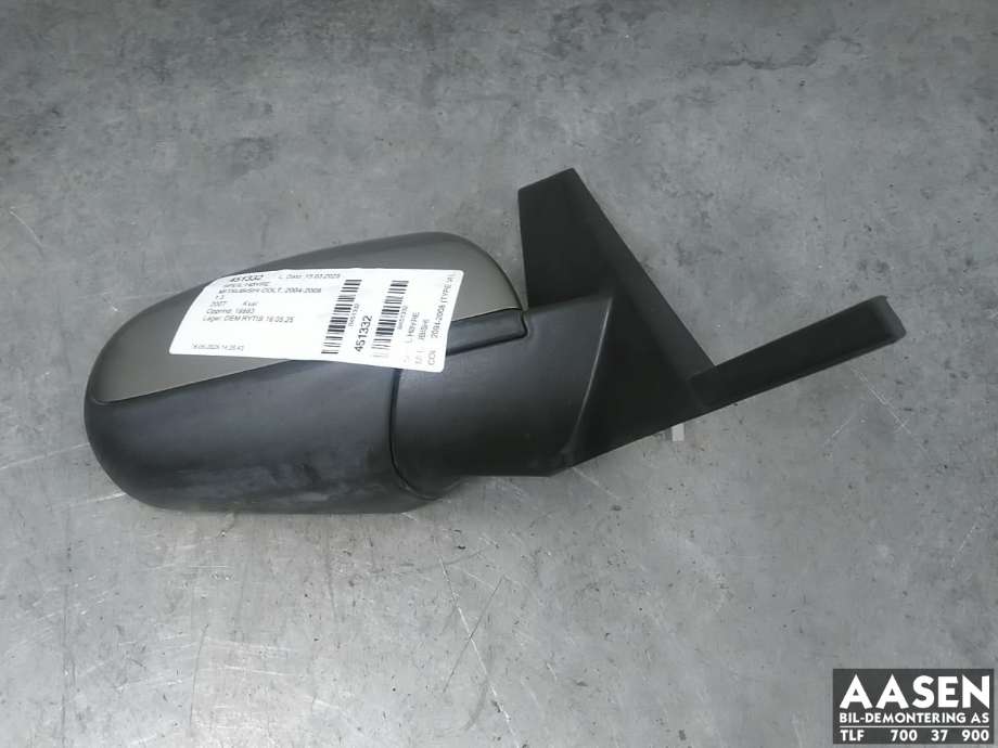 Speil høyre til Mitsubishi Colt, 2004-2008 (Type VII, Fase 1)  (7632A164)