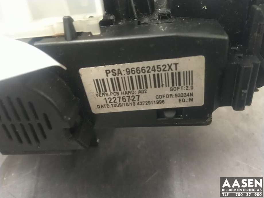 Bryter combi til Citroën Berlingo 2008-2015 (Type II, Fase 1) (96 662 452 XT|)