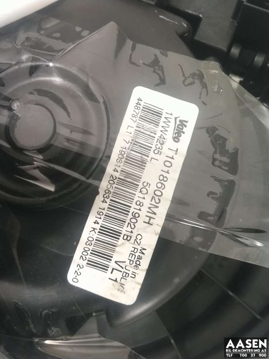 Varmeapparat motor til VW Golf VII 2012-2017 (Fase 1)  (5Q1 819 021 B|5Q1 819 021 H|)