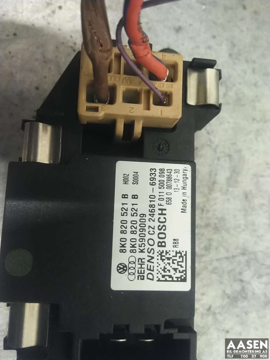 Varmeapparat motstand til Audi A4 2007-2014 (Type IV) (B8) (B8) (8K0 820 521 B|)