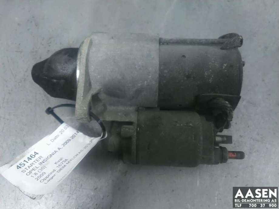 Starter til Opel Insignia A, 2009-2014  
