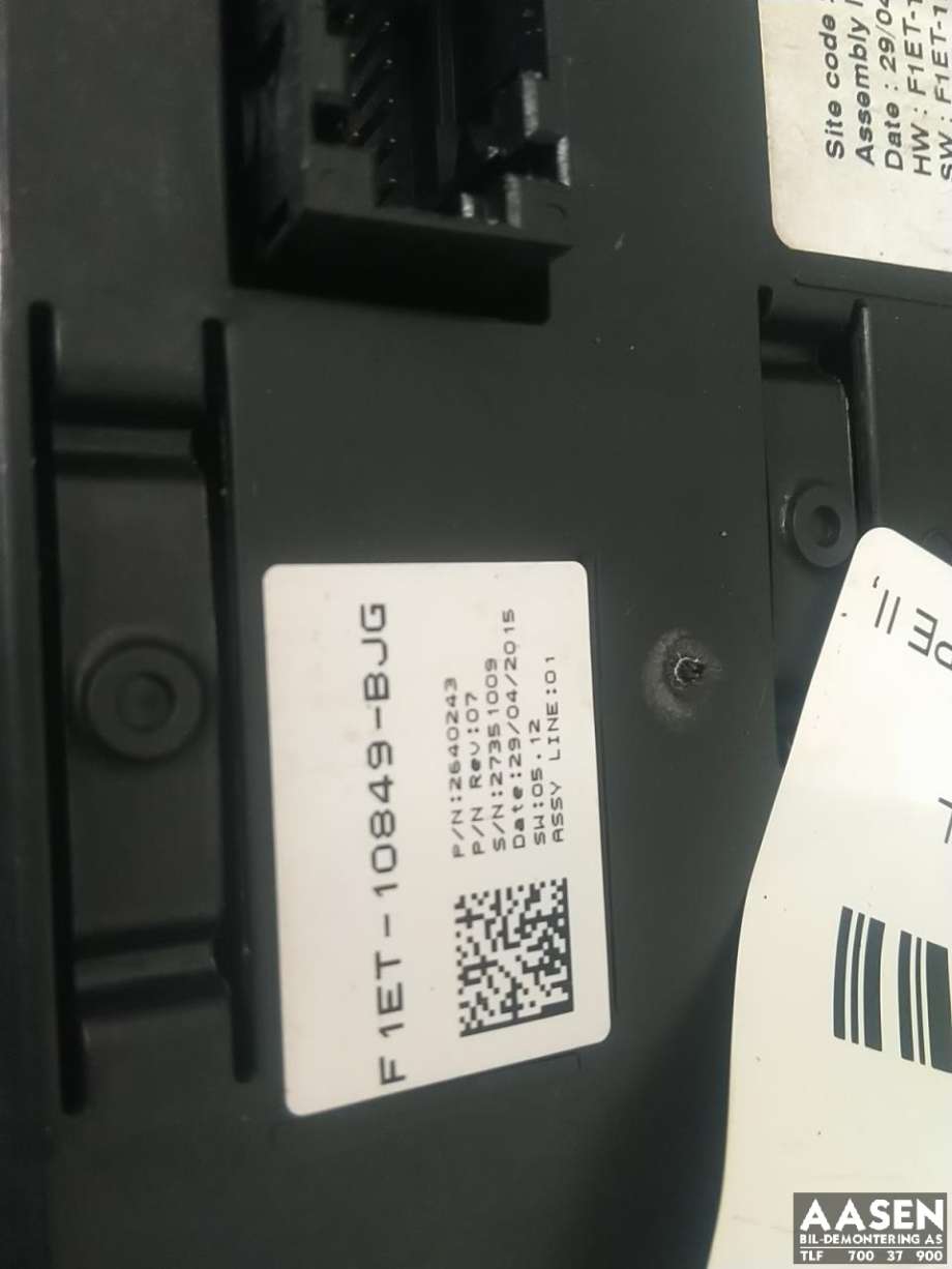 Instrumentpanel til Ford C-Max 2010-2015 (Type II, Fase 1)  
