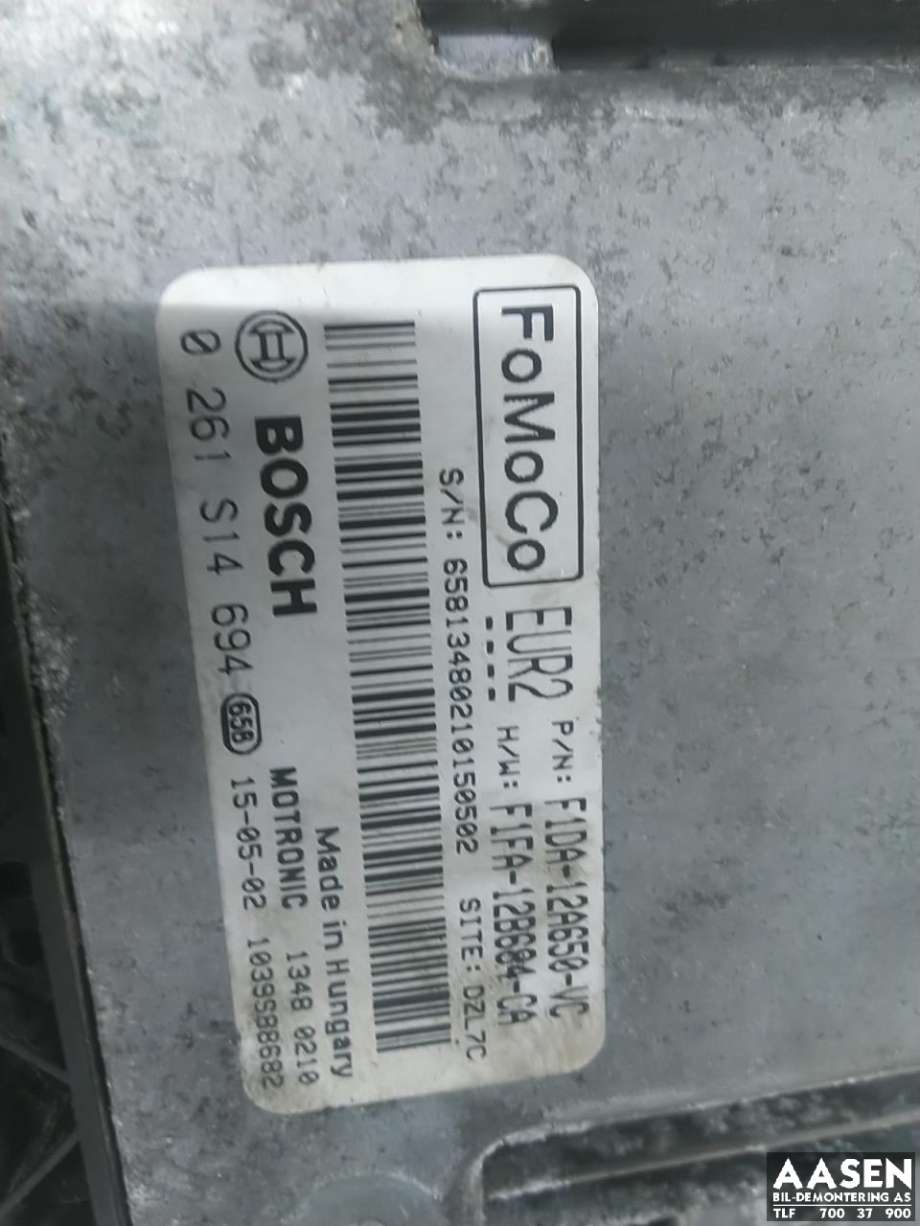 Styreenhet motor til Ford C-Max 2010-2015 (Type II, Fase 1)  