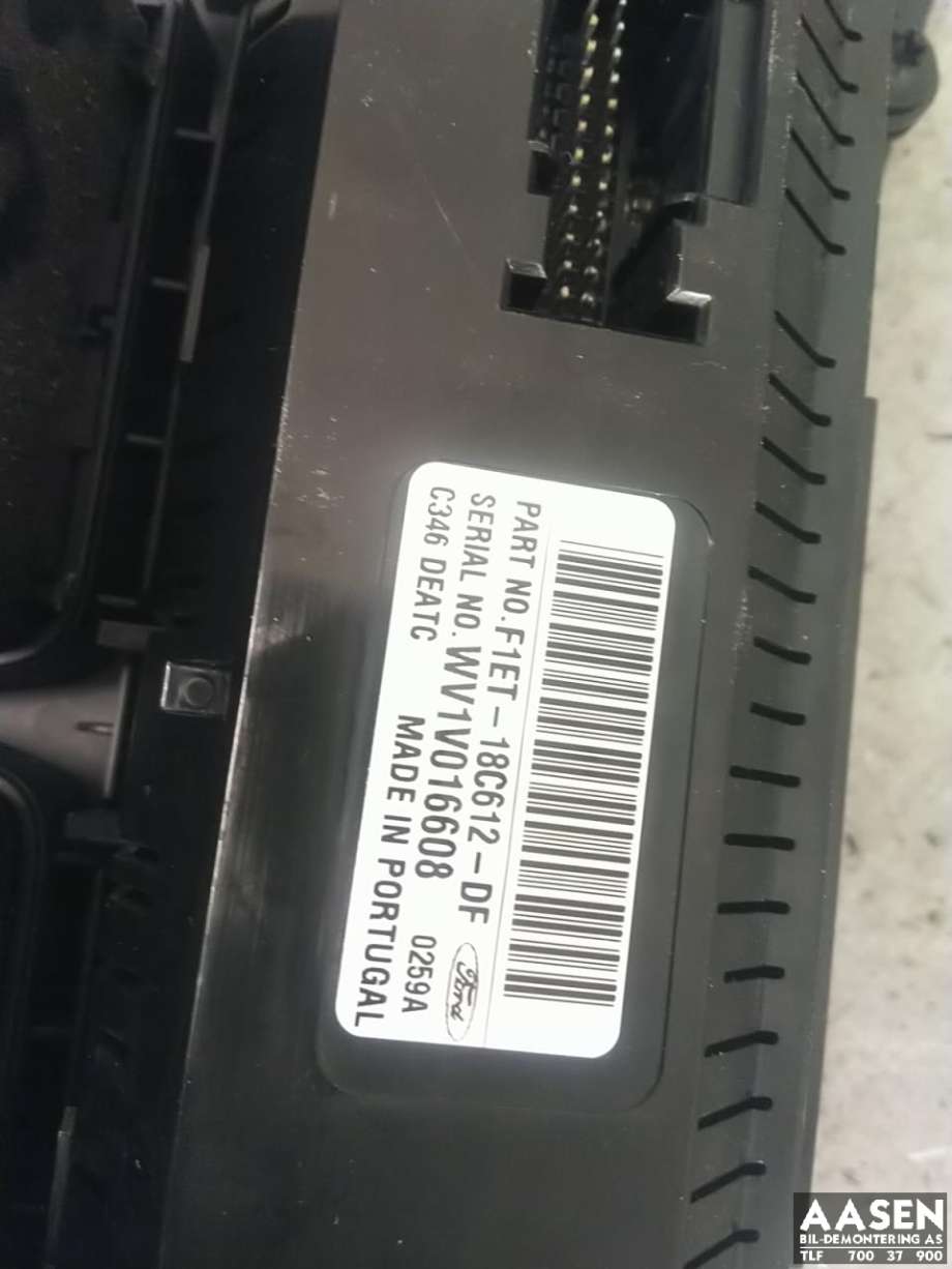 Varmeapparat betjening til Ford C-Max 2010-2015 (Type II, Fase 1)  