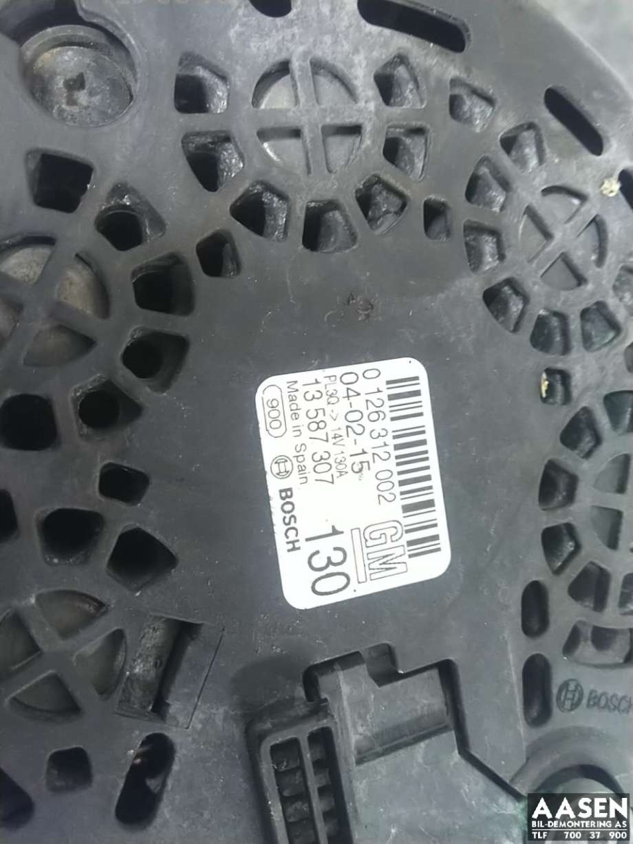 Dynamo til Opel Corsa E 2015-2019  (BOSCH|0 126 312 002|)