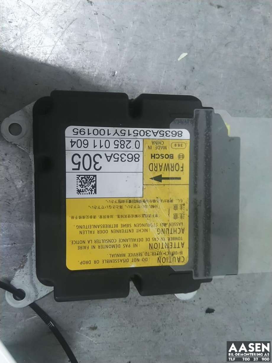Airbag elektronikk til Mitsubishi Outlander, 2015-->> (Type III, Fase 2)  (8635A305)