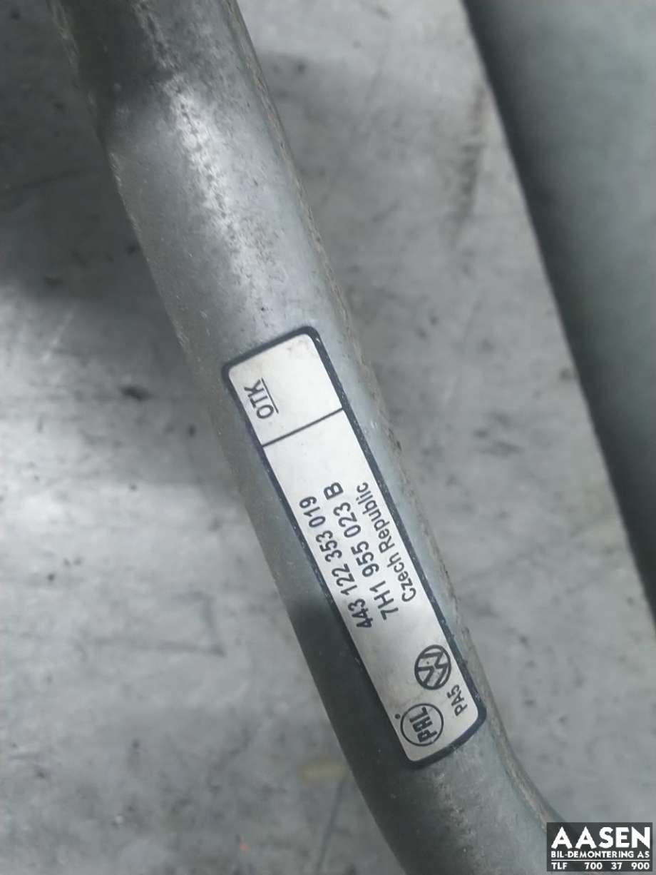 Viskermotor frontrute komplett m/overføring til VW Transporter / Caravelle 2003-2009 (Fase 1) (T5) (T5) (7H1 955 603|7E1 955 603 C|7E1 955 113)