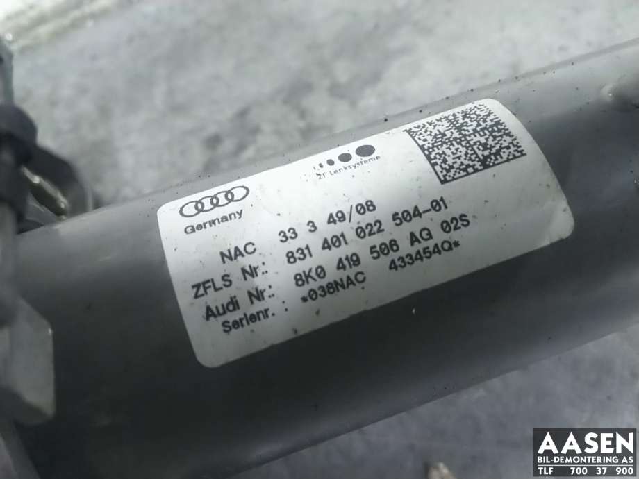 Rattaksel til Audi A5 2007-2016 (Type I) (8K0 419 502 R|)