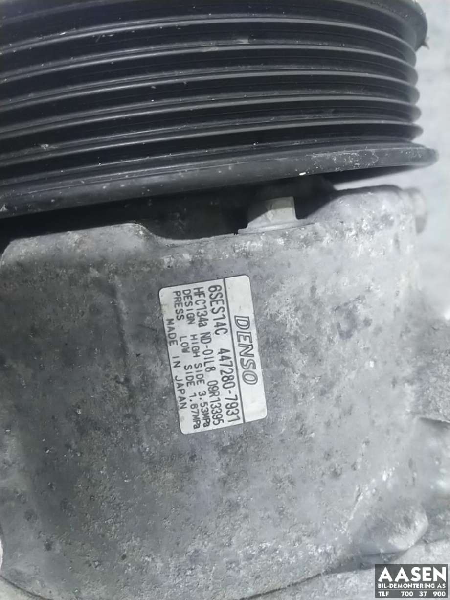 Aircondition kompressor til Toyota RAV4 2013-2015 (Type IV, Fase 1)  (8831042510|8831042511|)