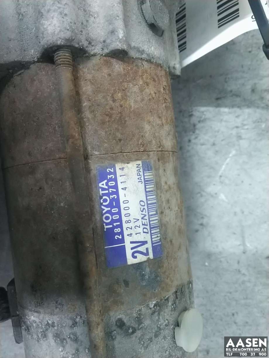 Starter til Toyota RAV4 2013-2015 (Type IV, Fase 1) (28100-37031|)