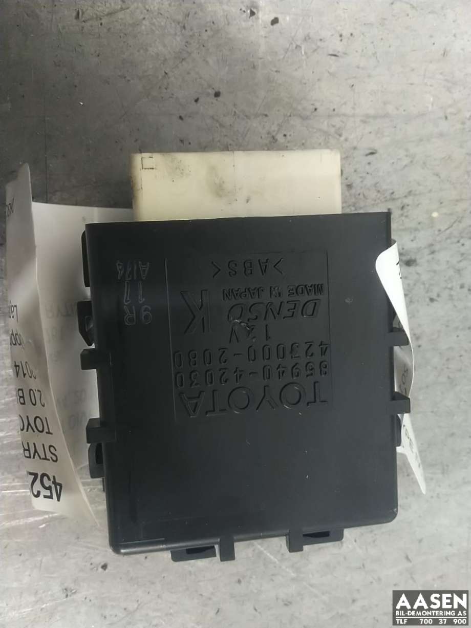 Styreenhet diverse til Toyota RAV4, 2013-2015 (Type IV, Fase 1)