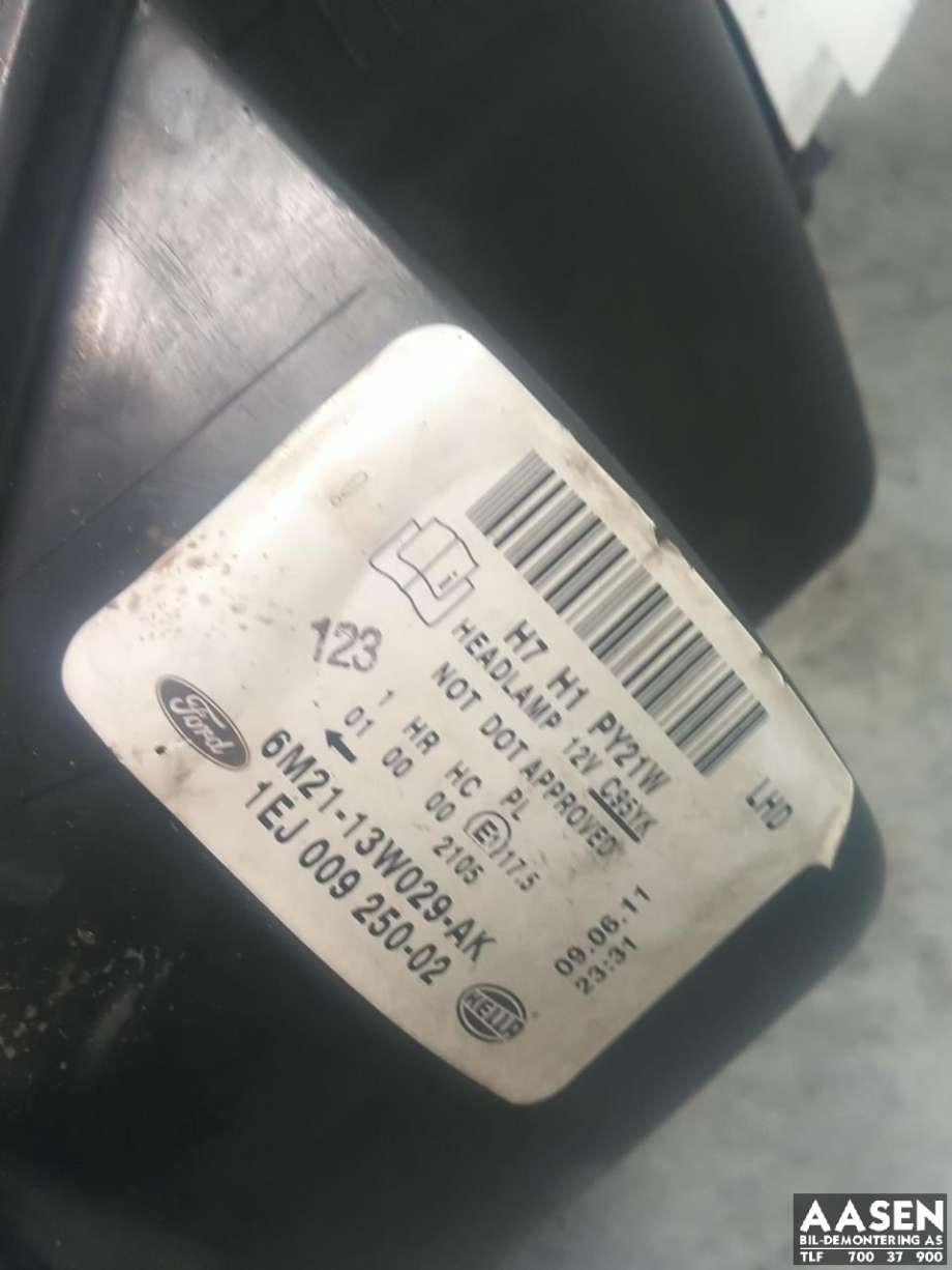 Frontlykt høyre halogen til Ford S-Max 2010-2015 (Type I, Fase 2)  (1791503|)
